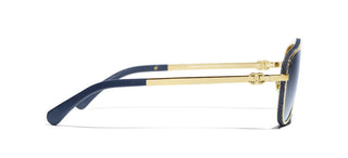CHANEL CH 4290Q women Gold Pilot Sunglasses