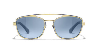 CHANEL CH 4290Q women Gold Pilot Sunglasses