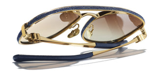 CHANEL CH 4290Q women Gold Pilot Sunglasses