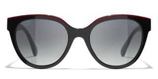 CHANEL CH 5414 women Black Cat Eye Sunglasses