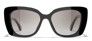 CHANEL CH 5504 women Black Rectangle Sunglasses
