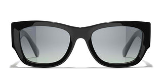 CHANEL CH 5507 women Black Rectangle Sunglasses