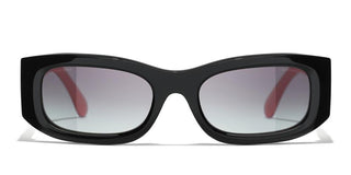 CHANEL CH 5525 women Black Rectangle Sunglasses