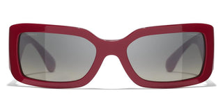 CHANEL CH 5526 women Red Rectangle Sunglasses