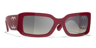 CHANEL CH 5526 women Red Rectangle Sunglasses
