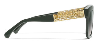 CHANEL CH 5533 women Green Squared Sunglasses