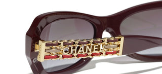 CHANEL CH 5537Q women Violet Sunglasses