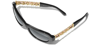 CHANEL CH 5537Q women Black Sunglasses