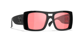 CHANEL CH 5539 women Black Square Sunglasses