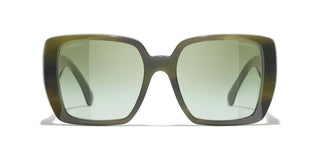 CHANEL CH 5541 women Green Square Sunglasses