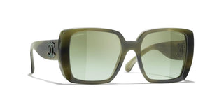 CHANEL CH 5541 women Green Square Sunglasses