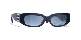 CHANEL CH 5544 women Blue Rectangle Sunglasses