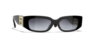 CHANEL CH 5544 women Black Rectangle Sunglasses