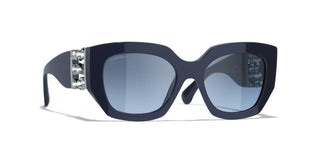CHANEL CH 5545 women Blue Cat Eye Sunglasses