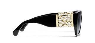 CHANEL CH 5545 women Black Cat Eye Sunglasses
