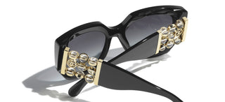 CHANEL CH 5545 women Black Cat Eye Sunglasses