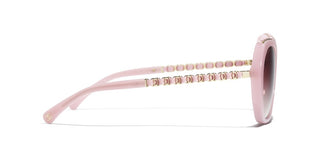 CHANEL CH 5547Q women Pink Oval Sunglasses