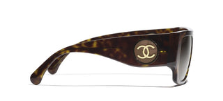 Chanel Ch 5549 Women Havana Squared Sunglasses