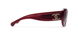 CHANEL CH 5554 women Red Squared Sunglasses