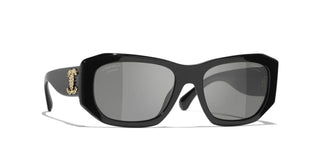 CHANEL CH 5554 women Black Squared Sunglasses