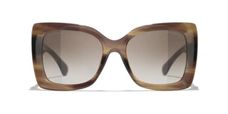 CHANEL CH 5555 women Brown Butterfly Sunglasses