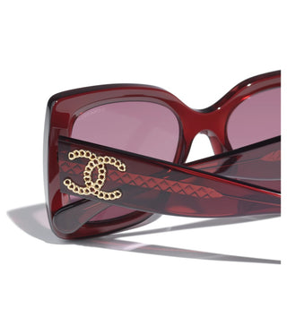CHANEL CH 5555 women Red Butterfly Sunglasses