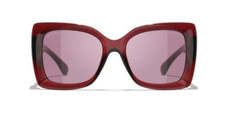 CHANEL CH 5555 women Red Butterfly Sunglasses
