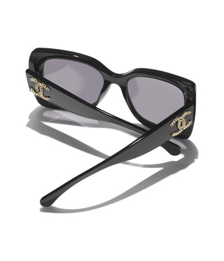 CHANEL CH 5555 women Black Butterfly Sunglasses