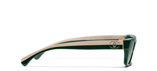 CHANEL CH 5564B women Green Rectangle Sunglasses