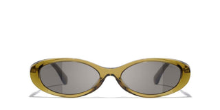 CHANEL CH 5565 women Green Oval Sunglasses