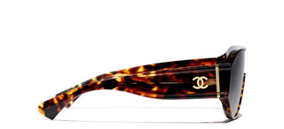 CHANEL CH 5568 women Havana Pilot Sunglasses