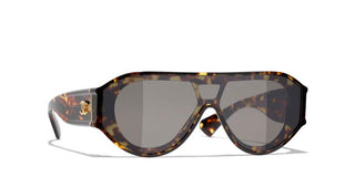 CHANEL CH 5568 women Havana Pilot Sunglasses