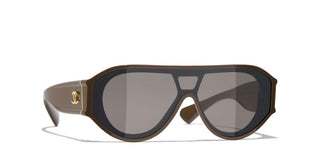 CHANEL CH 5568 women Brown Pilot Sunglasses