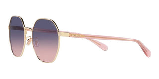 Coach CH 556 HC 7147 women Gold Geometric Sunglasses