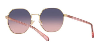 Coach CH 556 HC 7147 women Gold Geometric Sunglasses