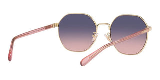 Coach CH 556 HC 7147 women Gold Geometric Sunglasses