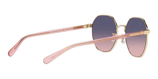Coach CH 556 HC 7147 women Gold Geometric Sunglasses