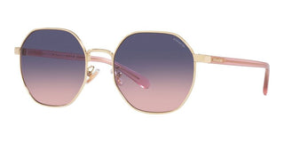 Coach CH 556 HC 7147 women Gold Geometric Sunglasses