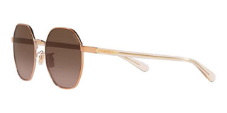 Coach CH 556 HC 7147 women Rose gold Geometric Sunglasses