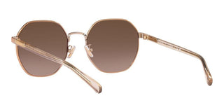 Coach CH 556 HC 7147 women Rose gold Geometric Sunglasses