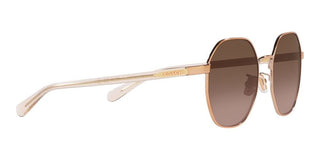 Coach CH 556 HC 7147 women Rose gold Geometric Sunglasses
