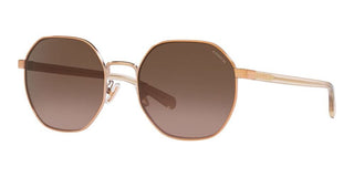 Coach CH 556 HC 7147 women Rose gold Geometric Sunglasses