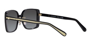Coach CH 562 HC 8375 women Black Squared Sunglasses