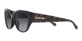 Coach CH 563 HC 8362U women Black Geometric Sunglasses