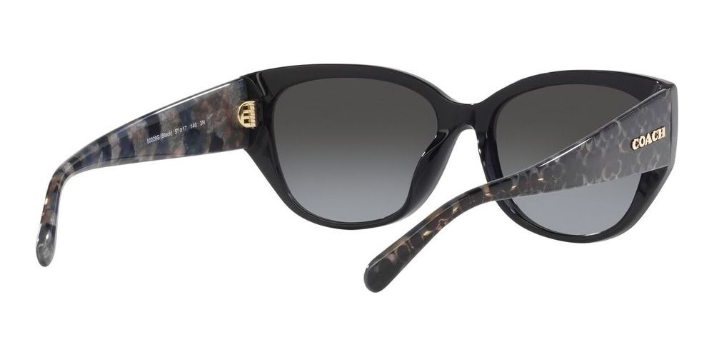 Coach CH 563 HC 8362U women Black Geometric Sunglasses