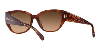 Coach CH 563 HC 8362U women Brown Geometric Sunglasses