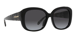 Coach CH 564 HC 8363U women Black Visor Sunglasses