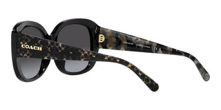 Coach CH 564 HC 8363U women Black Visor Sunglasses