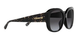 Coach CH 564 HC 8363U women Black Visor Sunglasses