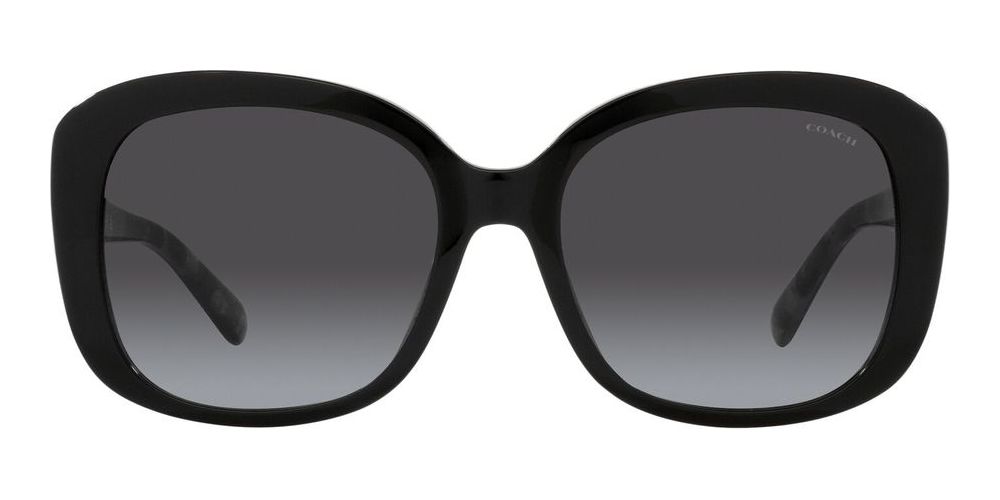 Coach Women’s Sunglasses -Acetate//SHAPE: Panthos//COLOR: Black//FIT:Standard Black CliC Executive Progressive Reading Sunglasses main image 4